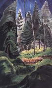 Emily Carr A Rushing Sea of Undergrowth oil painting on canvas